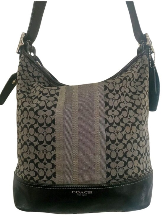 Coach Handbags - Coach Legacy 19918 Signature Stripe Duffle Bag Shoulder Bag EUC 2012